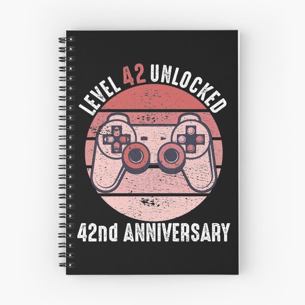 Item preview, Level 42 Unlocked 42nd Anniversary designed and sold by RandomStuffShop.