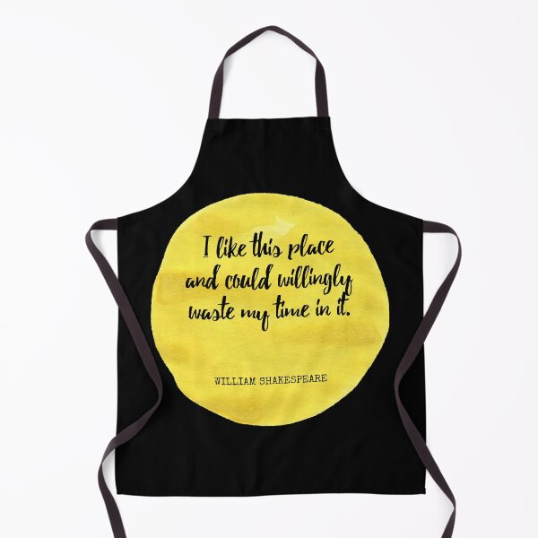 Item preview, William Shakespeare - I like this place and could willingly waste my time in it. designed and sold by SocraticQuotes.
