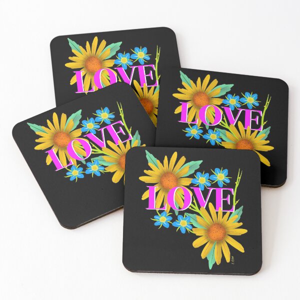 Item preview, Love with floral collage  designed and sold by Chillateez.