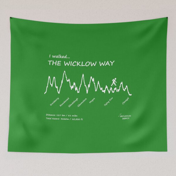 Item preview, I walked the Wicklow Way - Elevation Profile designed and sold by Blizzardo.