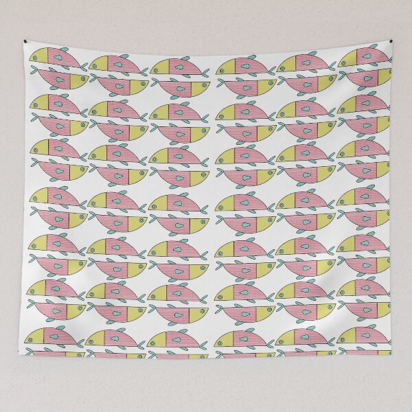 Item preview, Colorful Fish illustration  designed and sold by Lzdigitalstore.