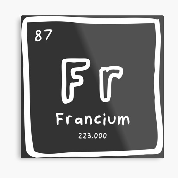 Aperçu de l'œuvre Element 87: Francium créée et vendue par mjlemay.