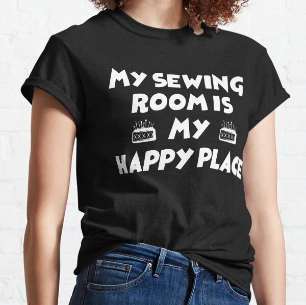 Item preview, my sewing room is my happy place, sewing machine, sewing, sewing kit designed and sold by Dkh Fashion.