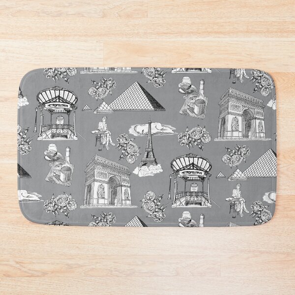 Item preview, Paris Toille de Jouy in Ultimate Gray designed and sold by Quick Brown Fox Canada.