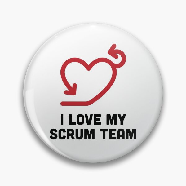 Item preview, I Love My Scrum Team designed and sold by Tech-e-Tees.