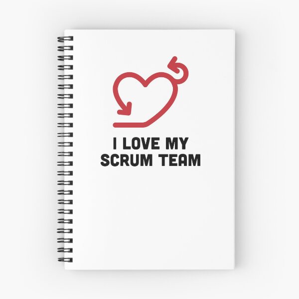 Item preview, I Love My Scrum Team designed and sold by Tech-e-Tees.