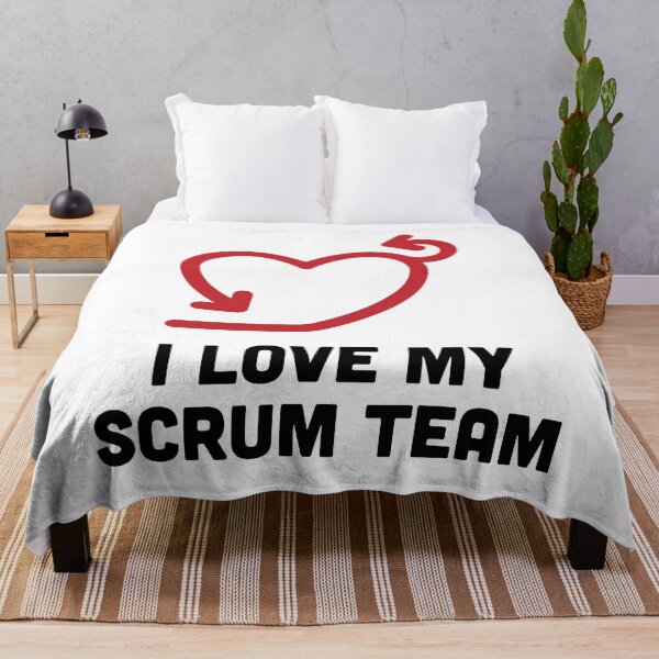 Item preview, I Love My Scrum Team designed and sold by Tech-e-Tees.