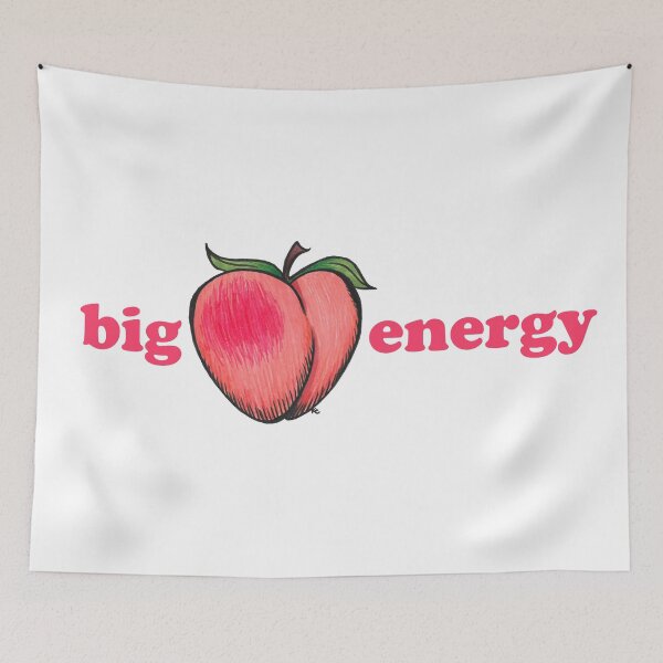 Aperçu de l'œuvre Emoji à la pêche - Big Booty Energy créée et vendue par The White Bat.