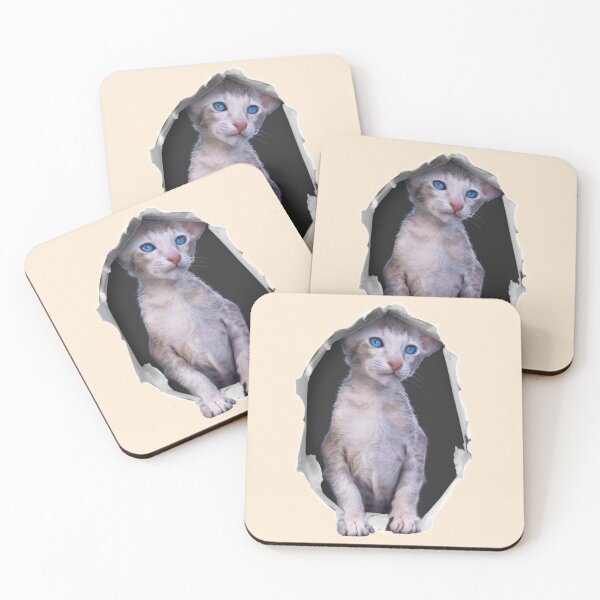 Item preview, Cat coming out of a Hiding Place designed and sold by TheKingdomAttic.