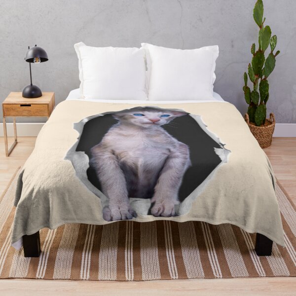 Item preview, Cat coming out of a Hiding Place designed and sold by TheKingdomAttic.