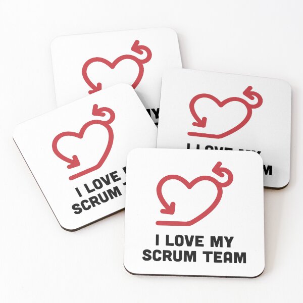 Item preview, I Love My Scrum Team designed and sold by Tech-e-Tees.