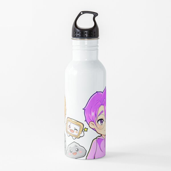 Happy Rocky plushie lankybox Water Bottle