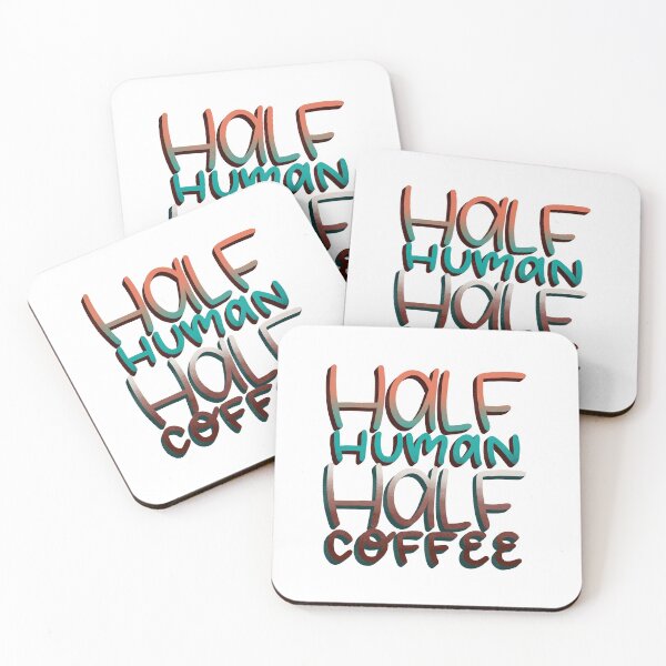 Item preview, Half Human Half Coffee designed and sold by ChloesNook.
