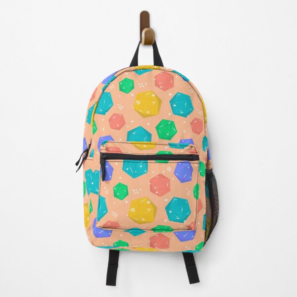 Item preview, D&D d20 Pattern - Sherbet designed and sold by Jennie Mahoney.