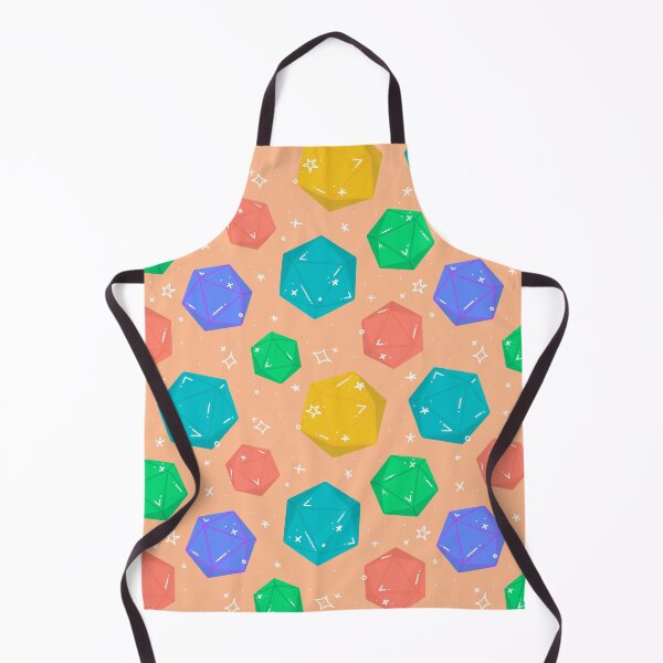 Item preview, D&D d20 Pattern - Sherbet designed and sold by Jennie Mahoney.