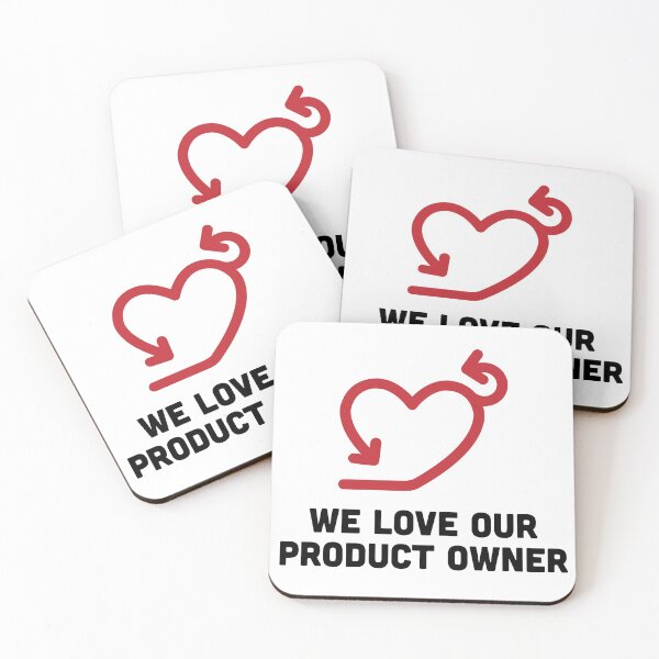 Item preview, We Love our Product Owner designed and sold by Tech-e-Tees.
