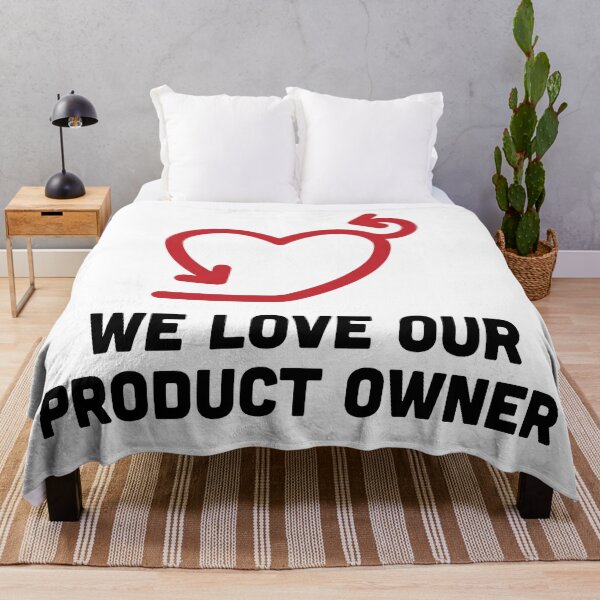 Item preview, We Love our Product Owner designed and sold by Tech-e-Tees.
