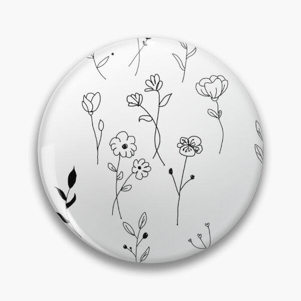 Item preview, Minimalist flowers designed and sold by KristenST.