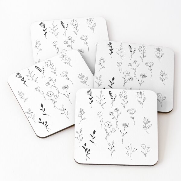 Item preview, Minimalist flowers designed and sold by KristenST.