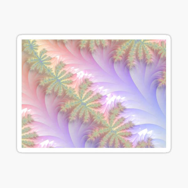 Feathers and Ferns Sticker
