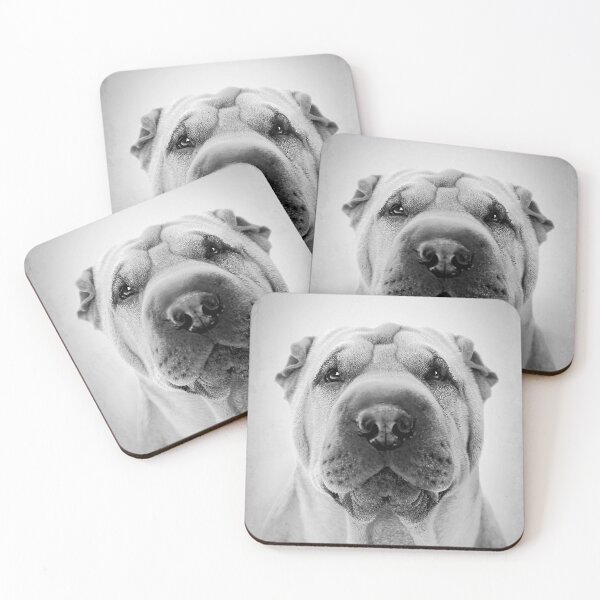Item preview, Shar Pei dog - BW Vintage - D66 designed and sold by DecoVintage.