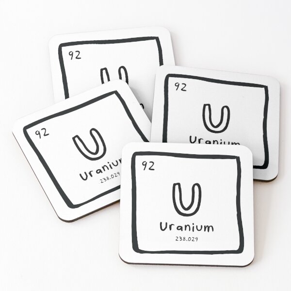 Item preview, Element 92: Uranium (Black and White) designed and sold by mjlemay.