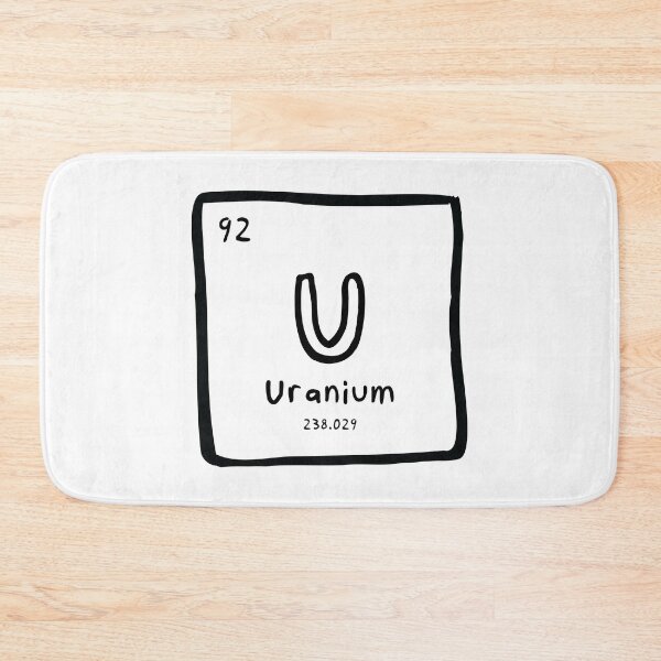 Item preview, Element 92: Uranium (Black and White) designed and sold by mjlemay.