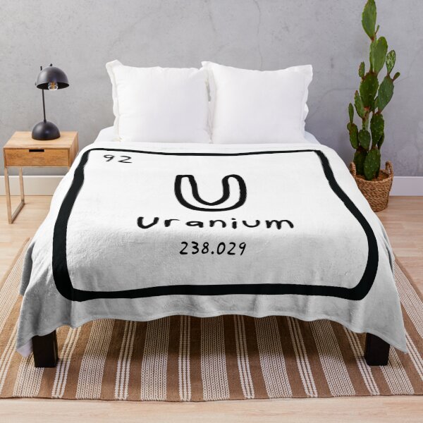 Item preview, Element 92: Uranium (Black and White) designed and sold by mjlemay.