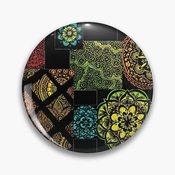 Item preview, mandala collage | mandala doodle designed and sold by Aleeza Janmohamed.