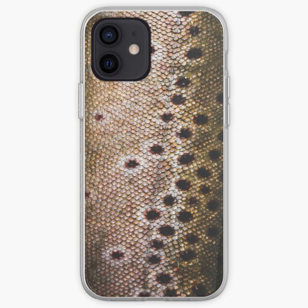 Brown Trout Skin (scales) iPhone Soft Case