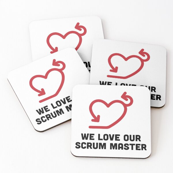 Item preview, We Love our Scrum Master designed and sold by Tech-e-Tees.