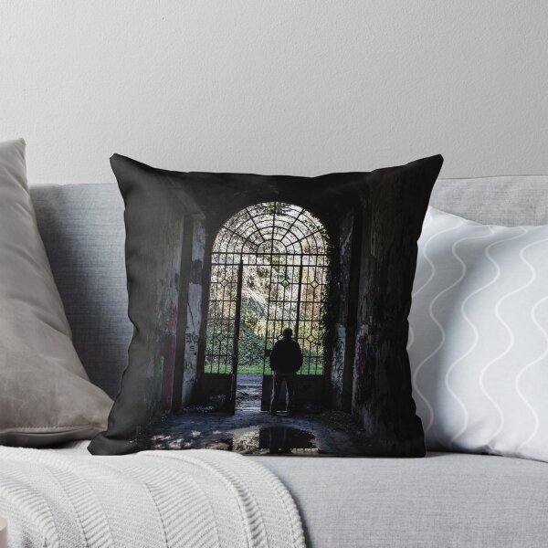 Item preview, Silhouette of a man observing the outside world looking from the grate of a door designed and sold by brambillasimone.
