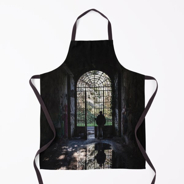 Item preview, Silhouette of a man observing the outside world looking from the grate of a door designed and sold by brambillasimone.