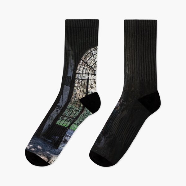 Item preview, Silhouette of a man observing the outside world looking from the grate of a door designed and sold by brambillasimone.