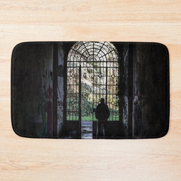 Item preview, Silhouette of a man observing the outside world looking from the grate of a door designed and sold by brambillasimone.