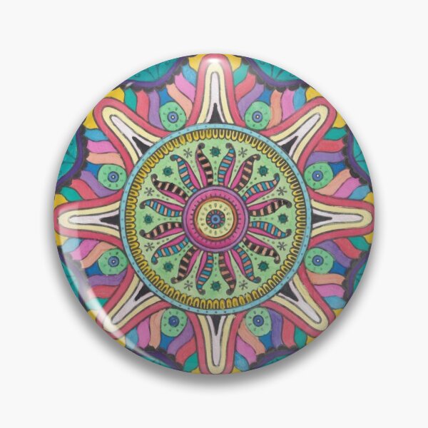 Item preview, Bright Colorful Mandala designed and sold by Your Typical Giggle.