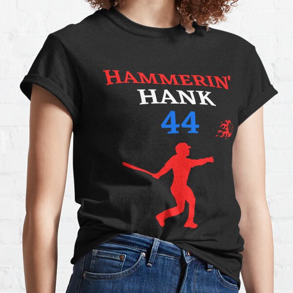 Hammerin Hank The Home Run 755 Shirt, Old School Atlanta Baseball Hank Aaron Shirt Hank Aaron Active T-Shirt | Redbubble