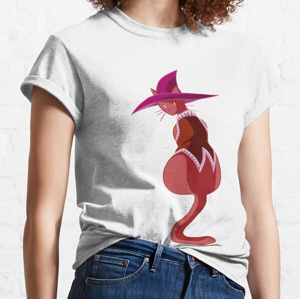 Lesbian Pride Witch Kitty Classic T-Shirt