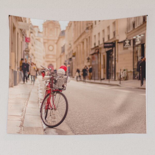 Item preview, Paris bicycle with balloons designed and sold by ninasprintshop.