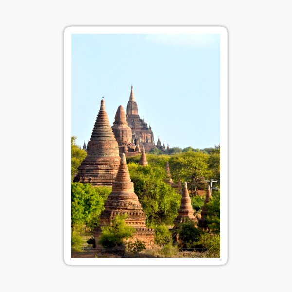 Temples aplenty – Bagan, Myanmar Sticker
