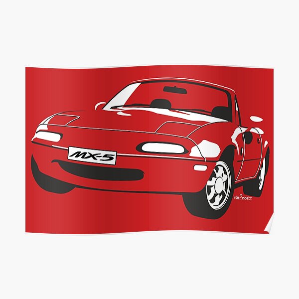 Mazda Mx5 Posters | Redbubble