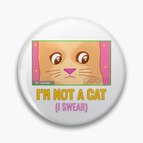 Item preview, I'm Not A Cat (I Swear) designed and sold by unikologo.