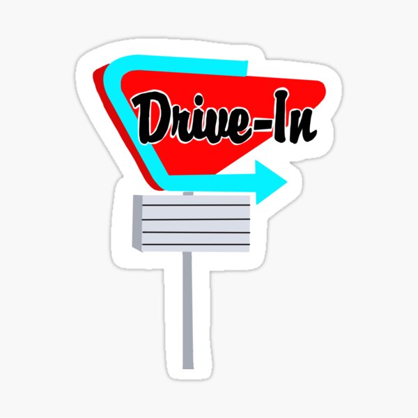 Drive In Movie Stickers for Sale