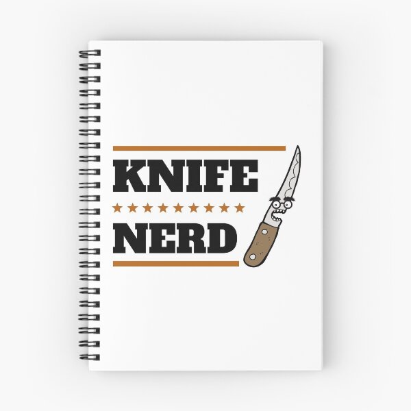 Item preview, Knife Nerd - black text designed and sold by Coldwater-Gifts.