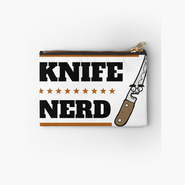 Item preview, Knife Nerd - black text designed and sold by Coldwater-Gifts.