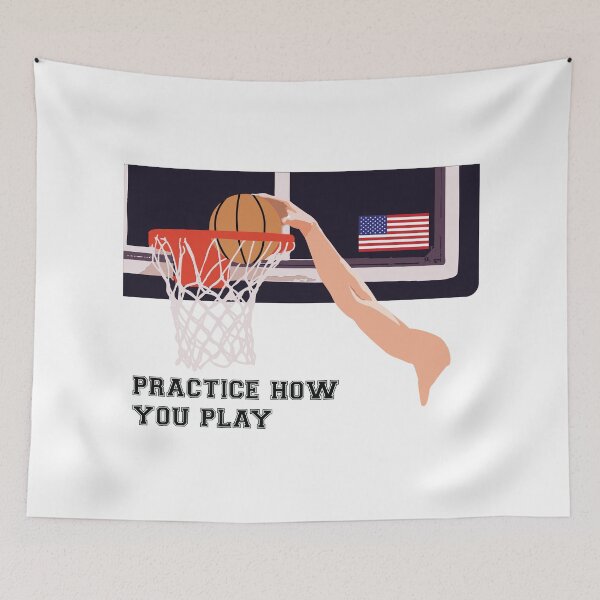 Item preview, Practice How You Play Basketball 1 designed and sold by cmd-art.