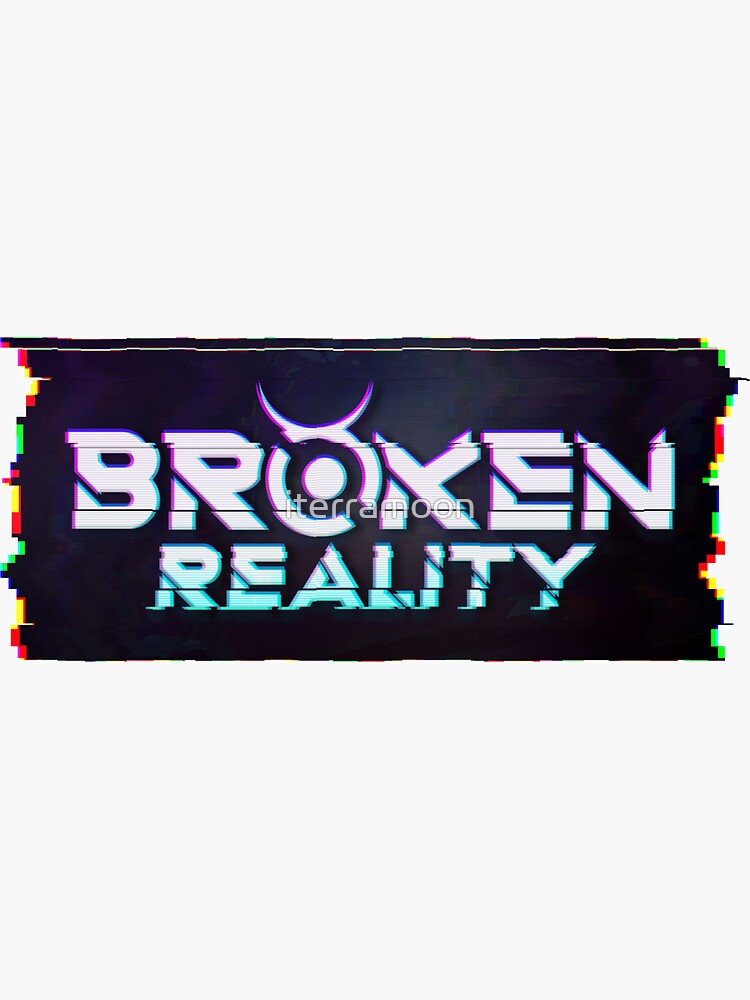 Thumbnail 3 of 3, Sticker, Broken Reality - Mystic Forest Glitch designed and sold by iterramoon.