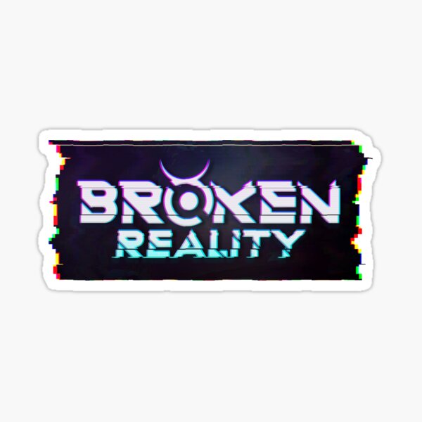 Broken Reality - Mystic Forest Glitch Sticker