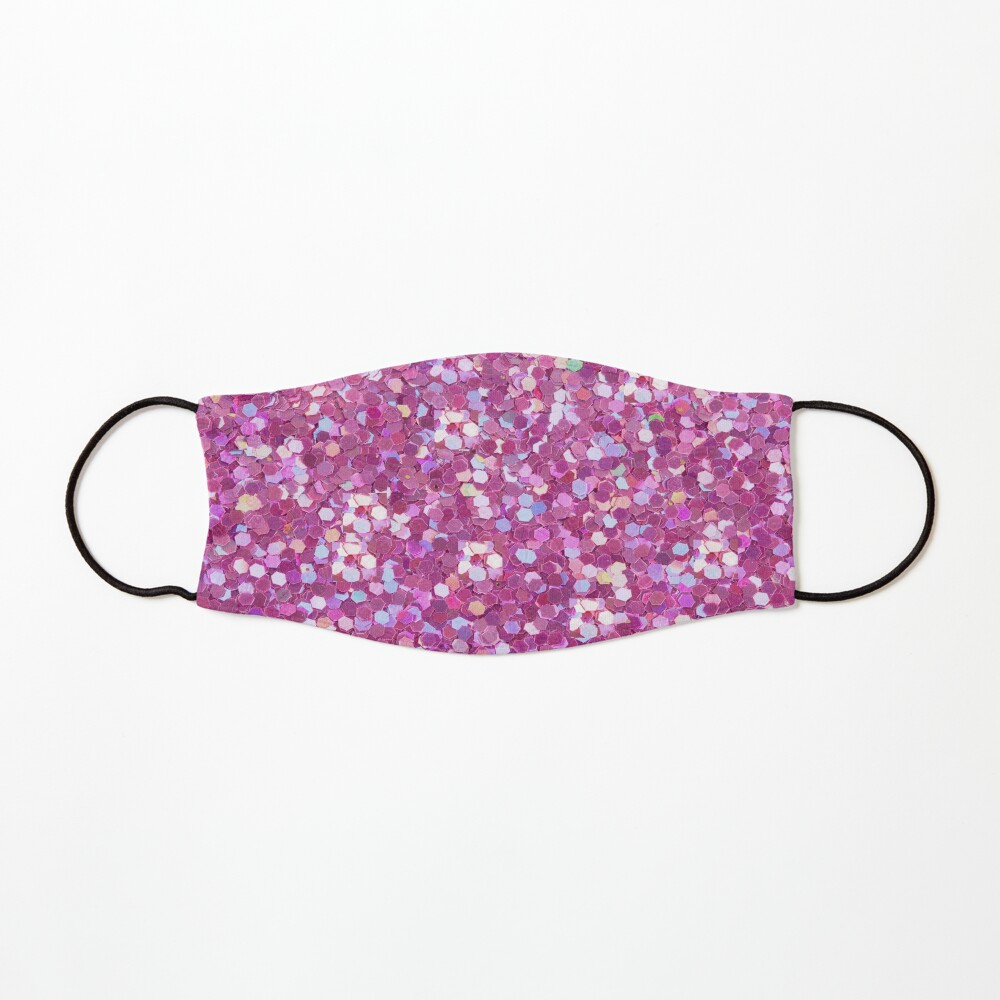 Girly, Shimmery, glistening, fabulous Pink sequin design - A Fan Fave! Mask