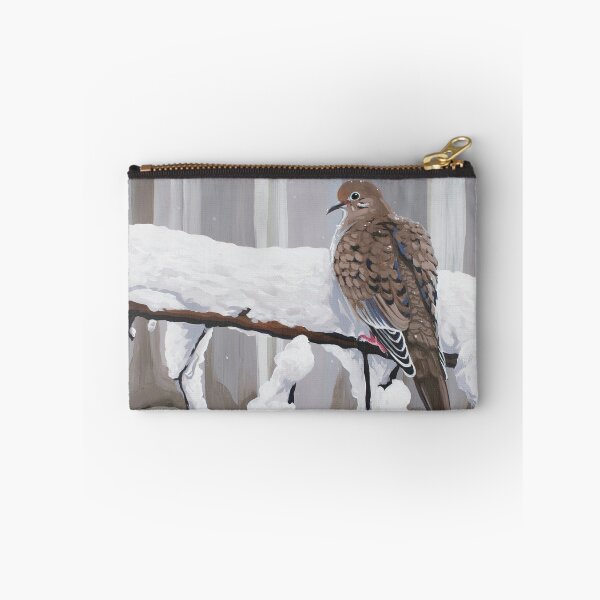 Item preview, Mourning Dove in Snow designed and sold by LauraWolfArtist.